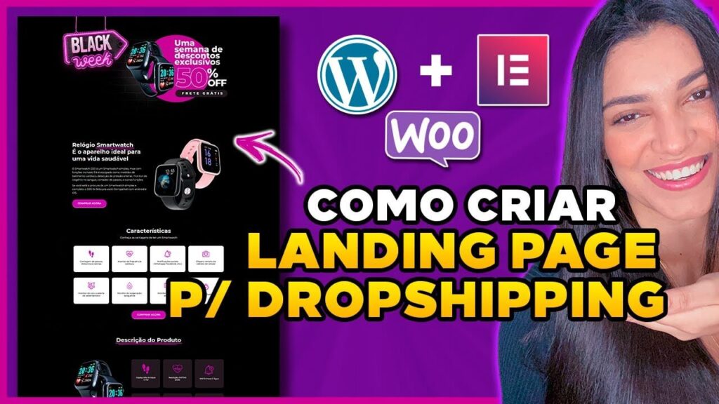 Como Criar Uma LANDING PAGE DROPSHIPPING WordPress WooCommerce E