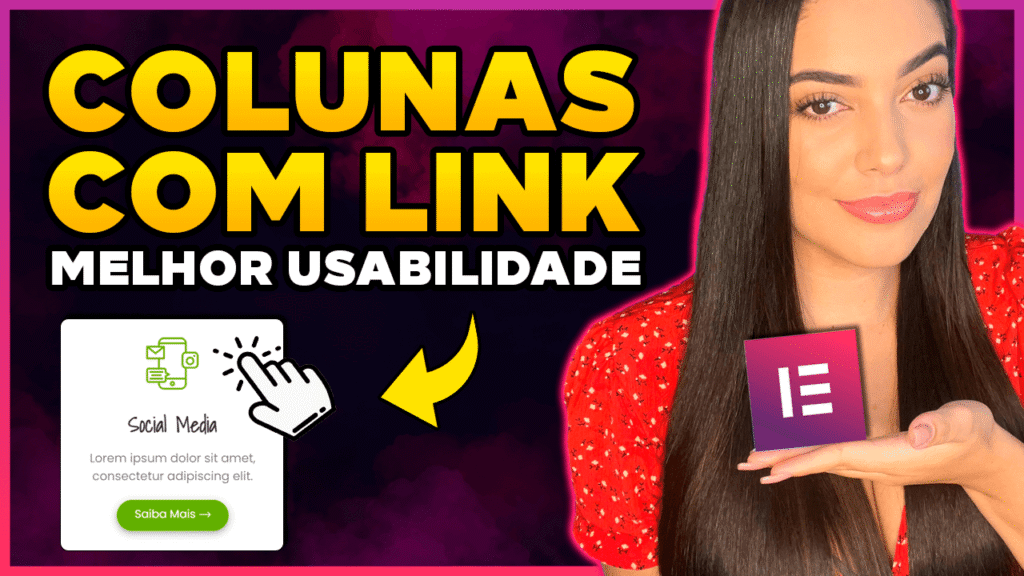 Colunas com link no elementor