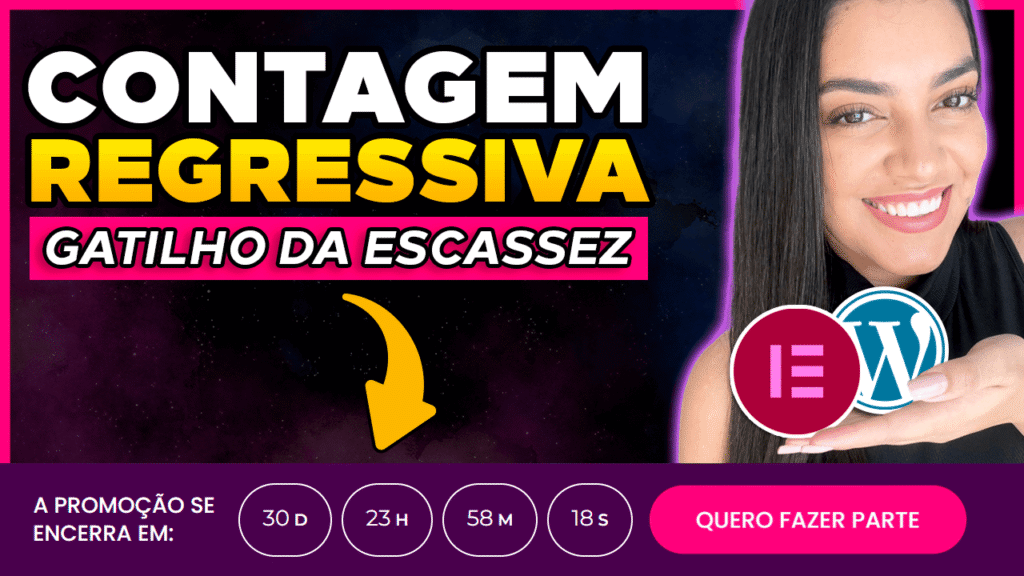 Como Colocar um CRONÔMETRO REGRESSIVO no Site com Elementor Free