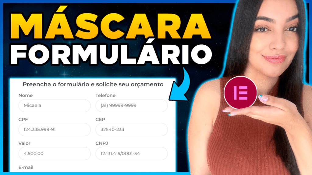 Como Colocar MÁSCARAS em Campos no Formulário do Elementor Pro [CPF, Telefone e etc]