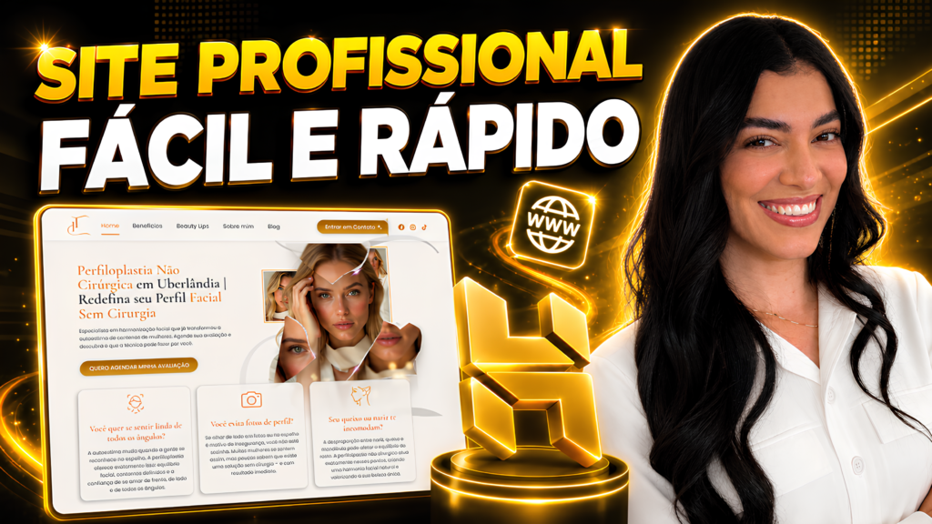 Como criar um site profissional rápido e fácil