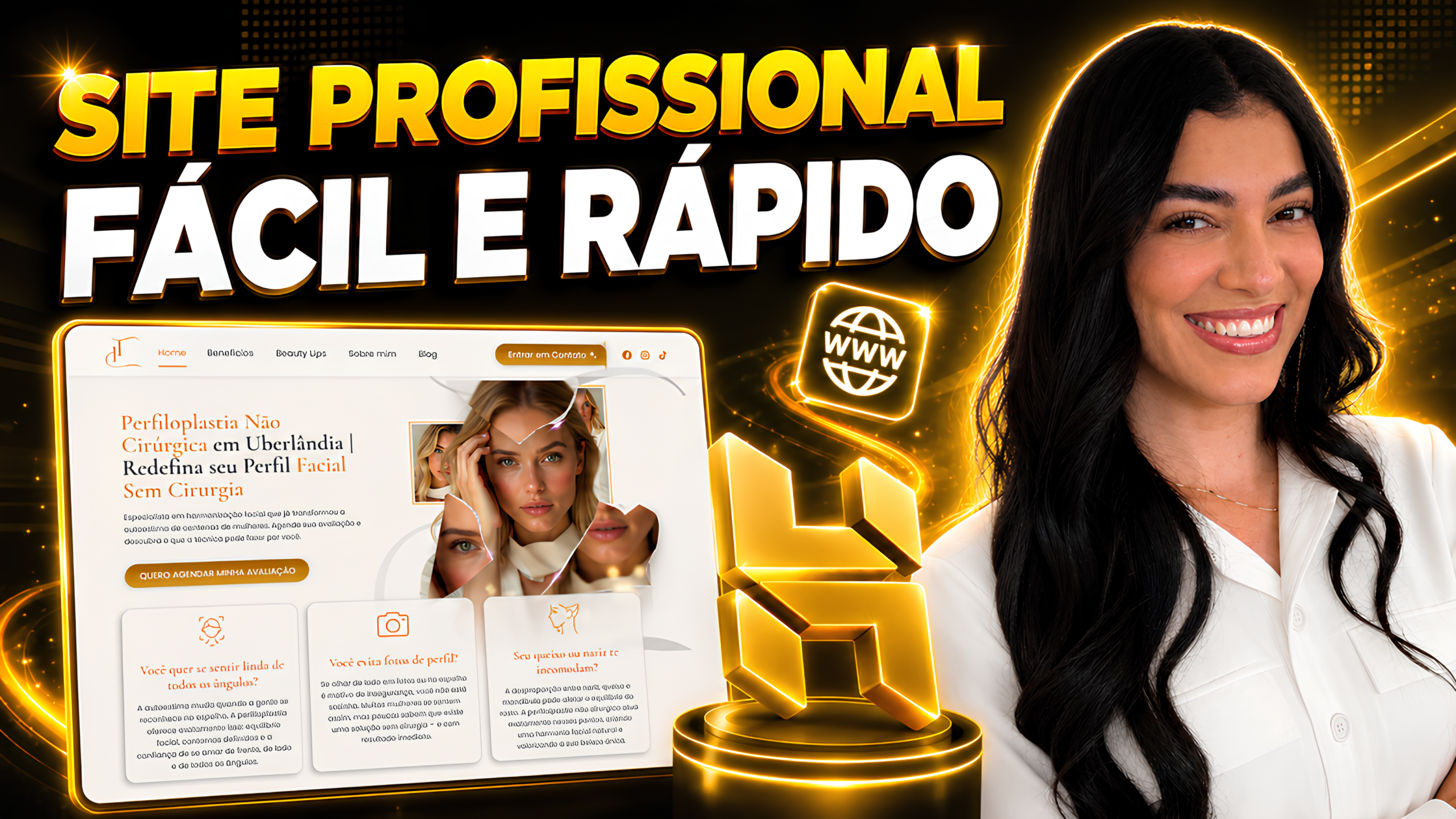 Como criar um site profissional rápido e fácil