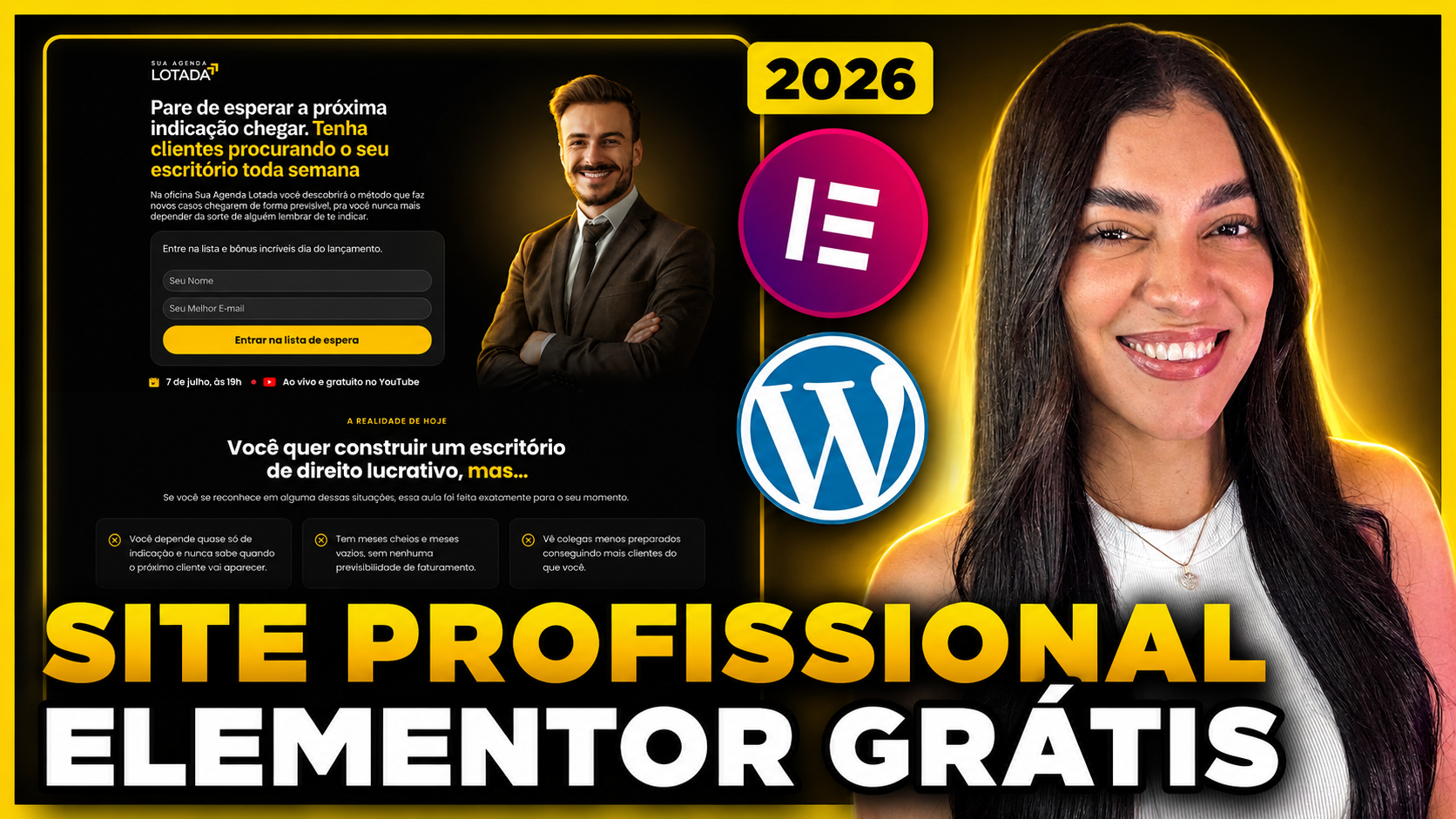 Como criar um site profissional com Elementor Grátis e IA do Claude Passo a Passo 2026