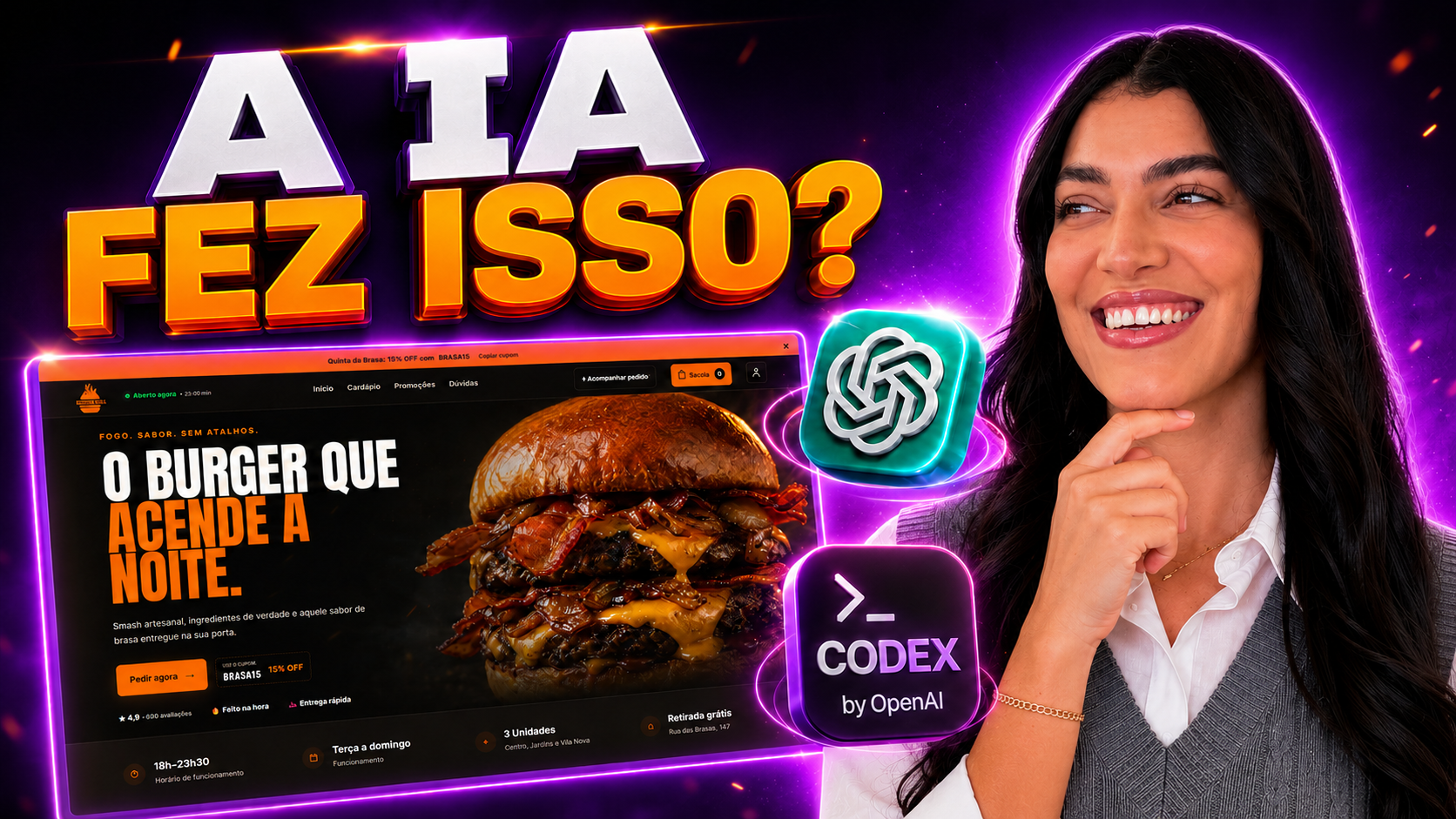 Como criar um sistema de delivery completo com o ChatGPT Codex